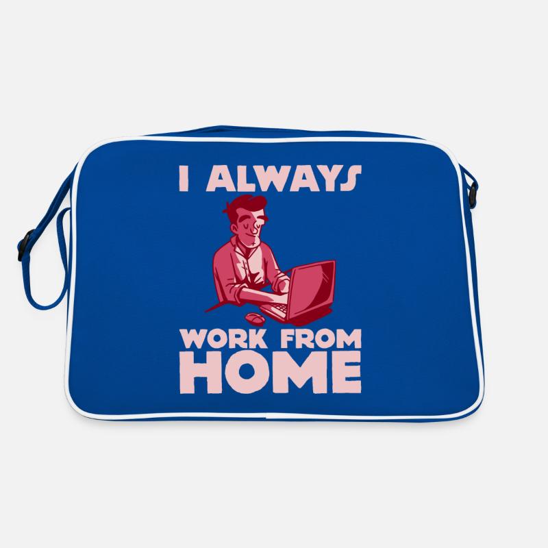 I Always Work From Home 2 Retro Bag
