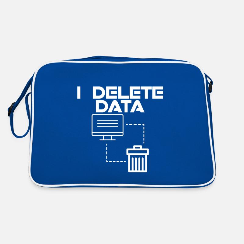 I Delete Data 2 Retro Tasche