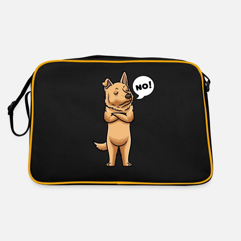 Perro Pastor Vasco Hund Baskischer Schäferhund Retro Tasche