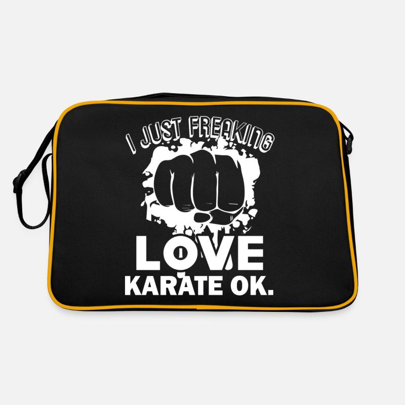 Karate I Just Freaking Love Karate Retro Bag