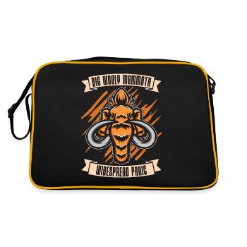 Big Wooly Mammoth Widespread Panic Primeval Times - Retro Bag - black/gold - Back