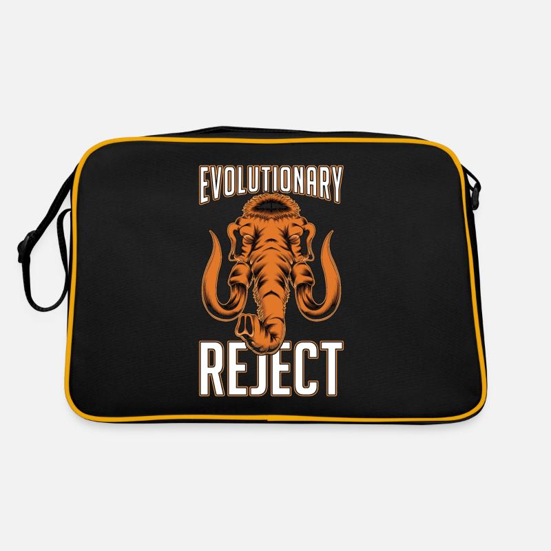 Woolly Mammoth Evolutionary Reject Trunked Animals Retro Bag