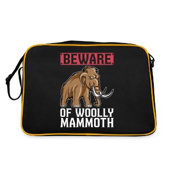 Mammouth laineux Méfiez-vous de l’éléphant mammouth laineux - Sac Retro - noir/or - Dos