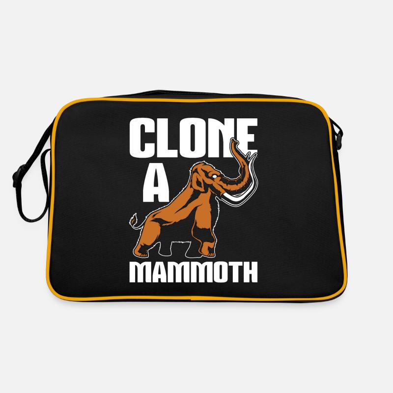 Woolly Mammoth Clone A Mammoth Trunked Animals Retro Bag