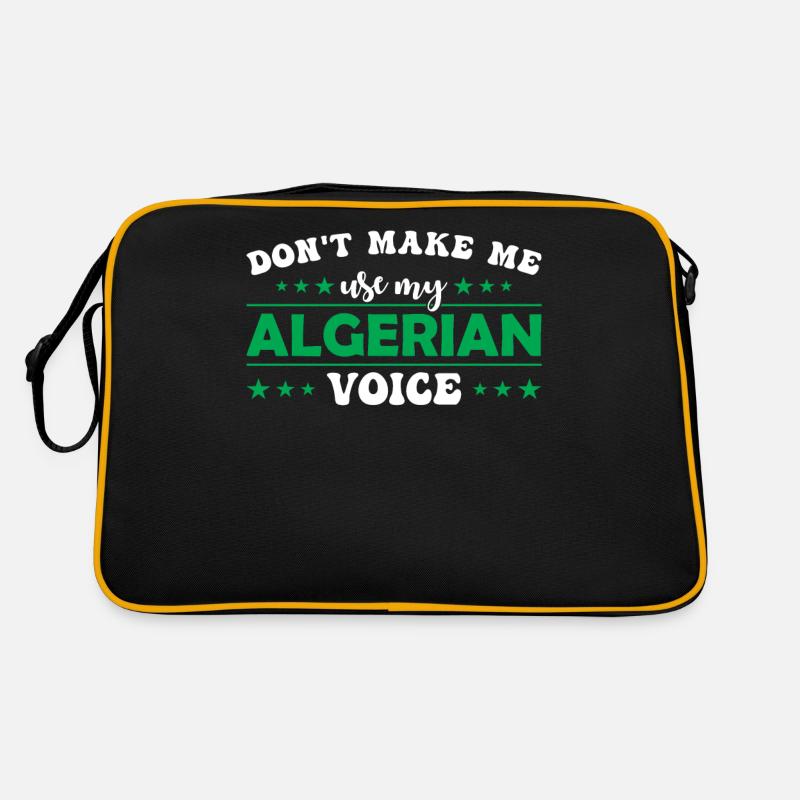 Ne me forcez pas à utiliser ma voix jamaïcaine Sac Retro
