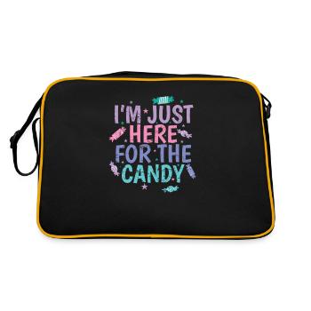 I'm Just here for the Candy Confectioner - Retro Bag - black/gold - Back