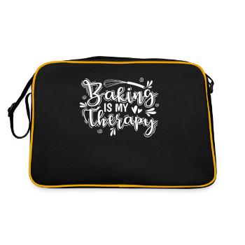 Baking is my Therapy Confectioner's Cake - Retro Bag - black/gold - Back