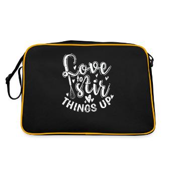 Love to Stir Things up Confectioner Cake - Retro Bag - black/gold - Back