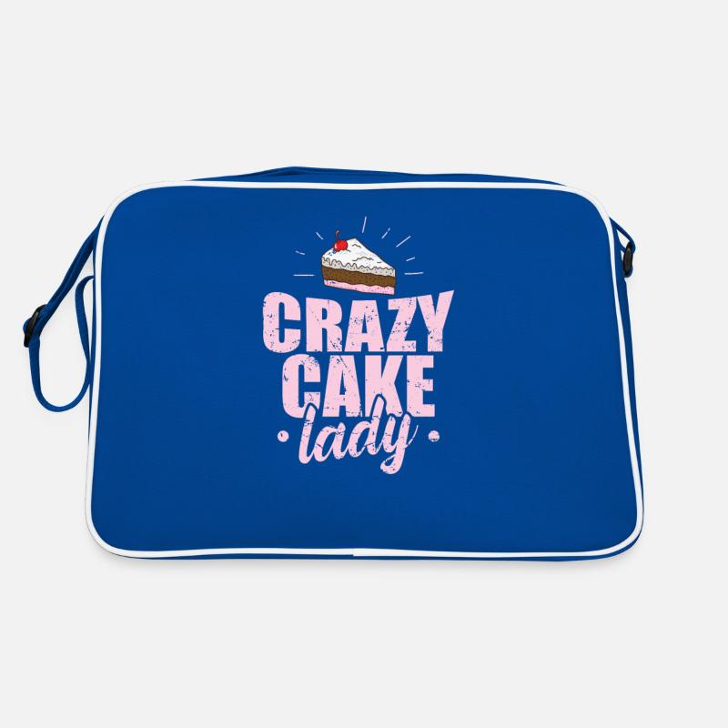 Crazy Cake Lady Pastry Cake Retro Bag