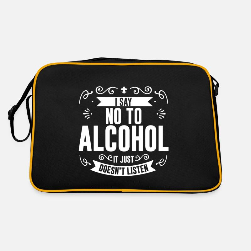 Je dis non à l’alcool ça n’écoute pas 4 Sac Retro