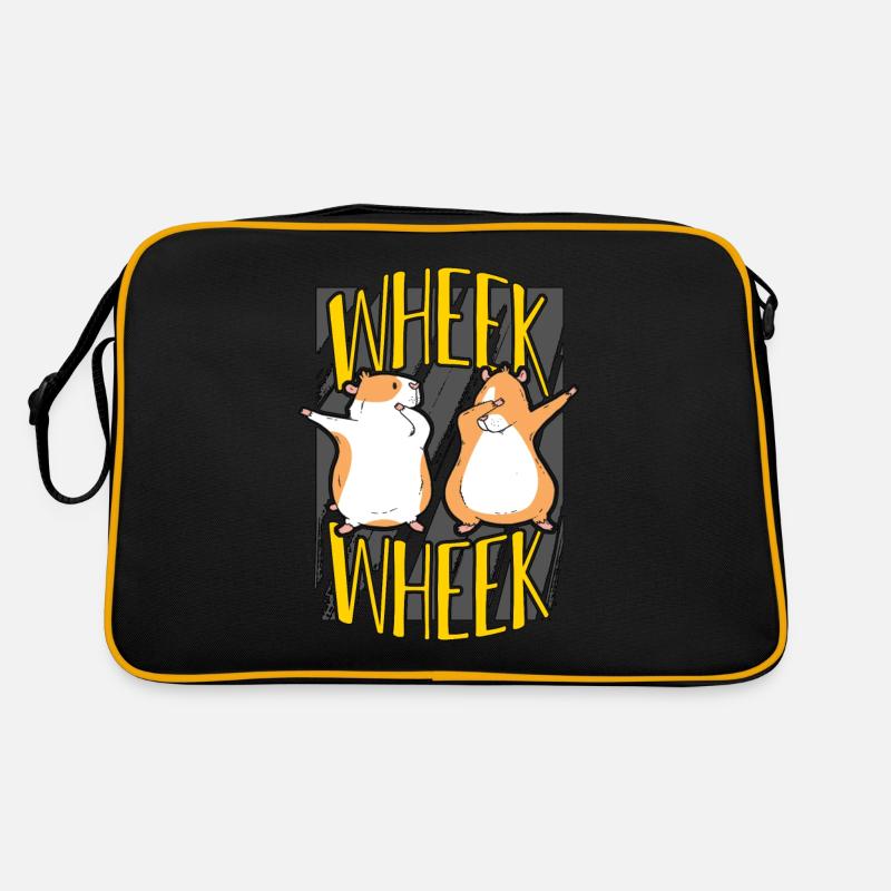 Cochon d’Inde Wheek Wheek aime les amoureux des animaux de hamster Sac Retro