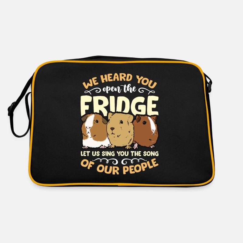 Cochon d’Inde Nous vous avons entendu ouvrir le réfrigérateur Hamster Sac Retro