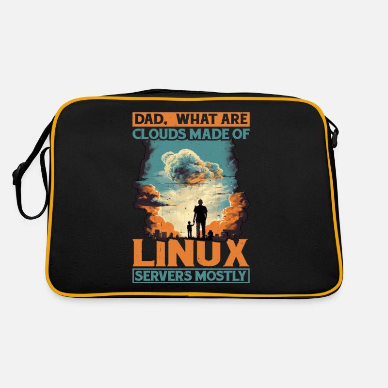 De quoi sont faits les clouds, les serveurs Linux principalement 12 - Sac Retro - noir/or