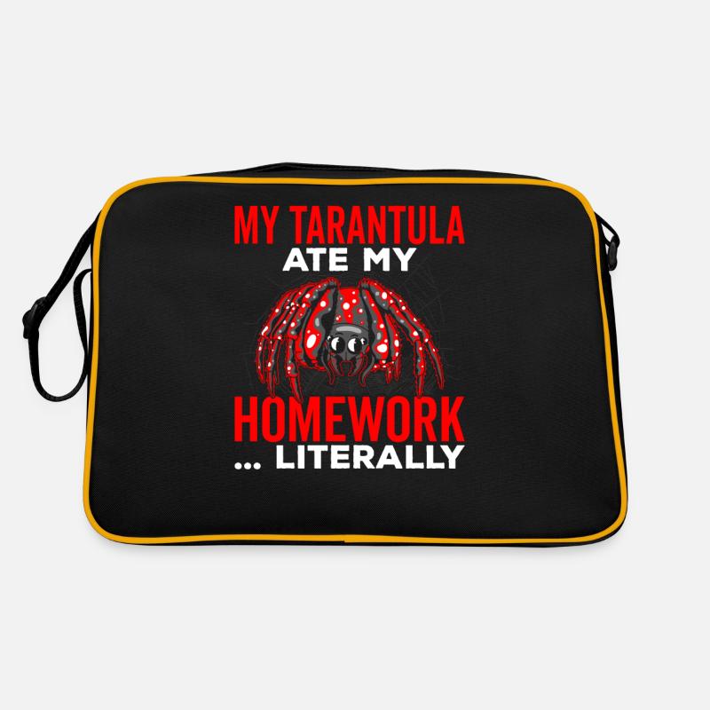 Tarentula a mangé mon animal de compagnie de devoirs Sac Retro