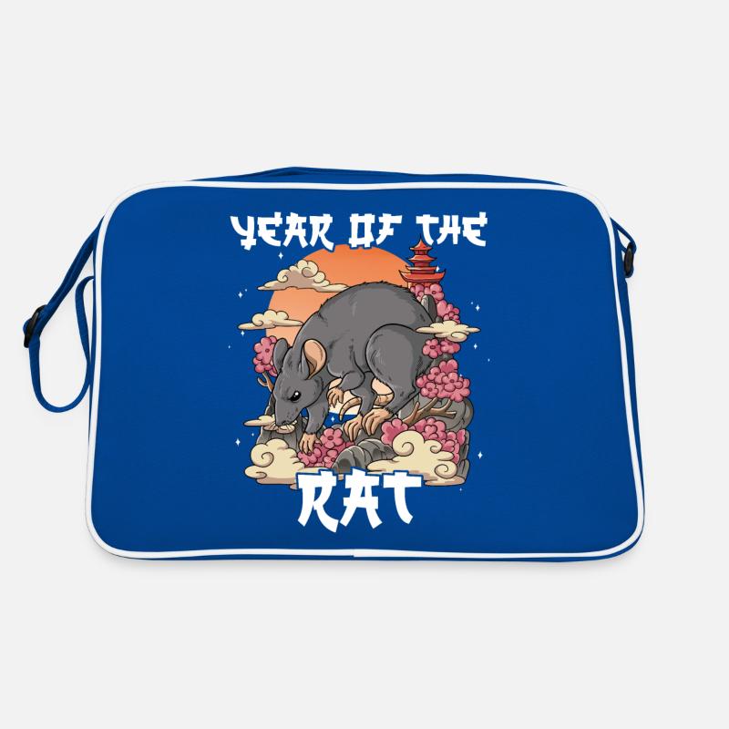 Année du Rat Nouvel An lunaire chinois Sac Retro