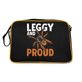 Long-legged and proud tarantula owners - Retro Bag - black/gold - Back