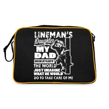 Lineman Lineman s Daughter - Retro Bag - black/gold - Back
