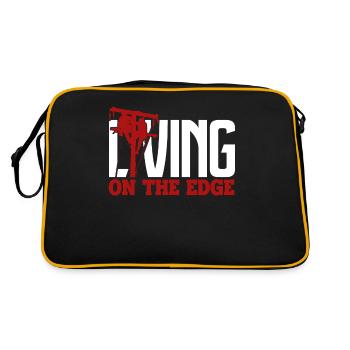 Lineman Lineman Living On The Edge - Retro Bag - black/gold - Back