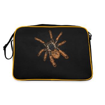 Retro Tarantula Owner Pet Spider - Retro Bag - black/gold - Back