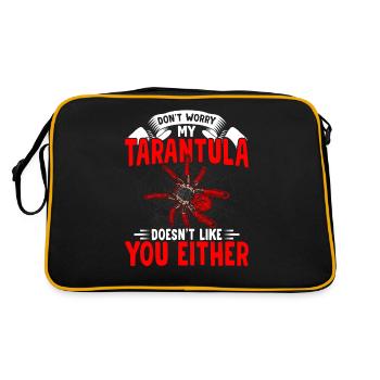 Tarantula doesn't like you either Pet - Retro Bag - black/gold - Back
