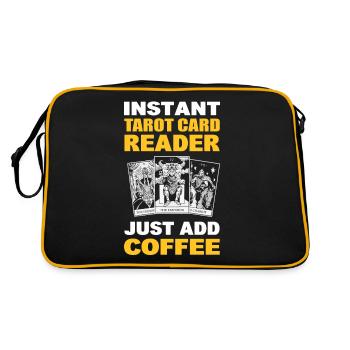 Lecteur de carte de tarot instantané Easy Coffee - Sac Retro - noir/or - Dos