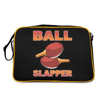 Ping Pong Slapper Table Tennis - Retro Bag - black/gold - Back