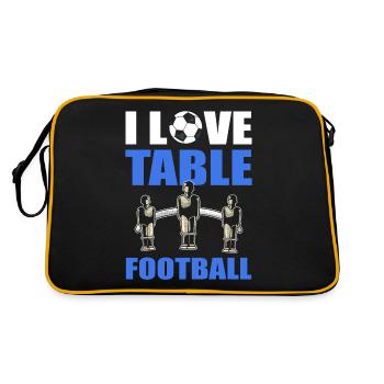 Table Soccer I Love Table Football - Retro Bag - black/gold - Back