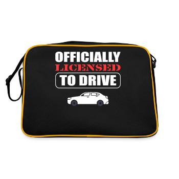 Officially Licensed To Drive New Driver License - Retro Bag - black/gold - Back