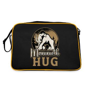 Mammouth laineux Câlin Animaux à tronc Temps primitifs - Sac Retro - noir/or - Dos