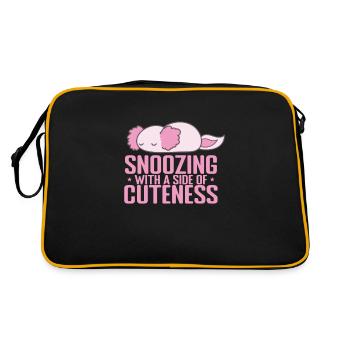 Snoozing with a Side of cuteness Pyjama - Retro Bag - black/gold - Back
