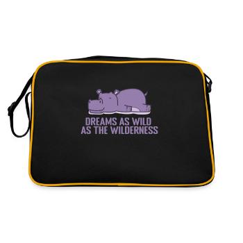 Dreams as Wild as the Wilderness Pyjama - Retro Bag - black/gold - Back