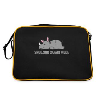 Snoozing Safari Fashion Pajamas Pajamas - Retro Bag - black/gold - Back