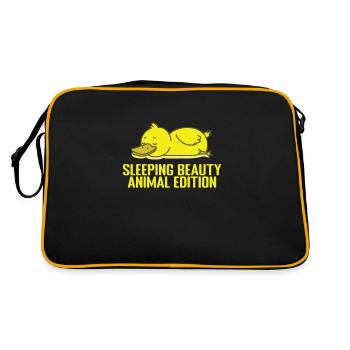 Sleeping Beauty, Animal Edition Pajamas - Retro Bag - black/gold - Back