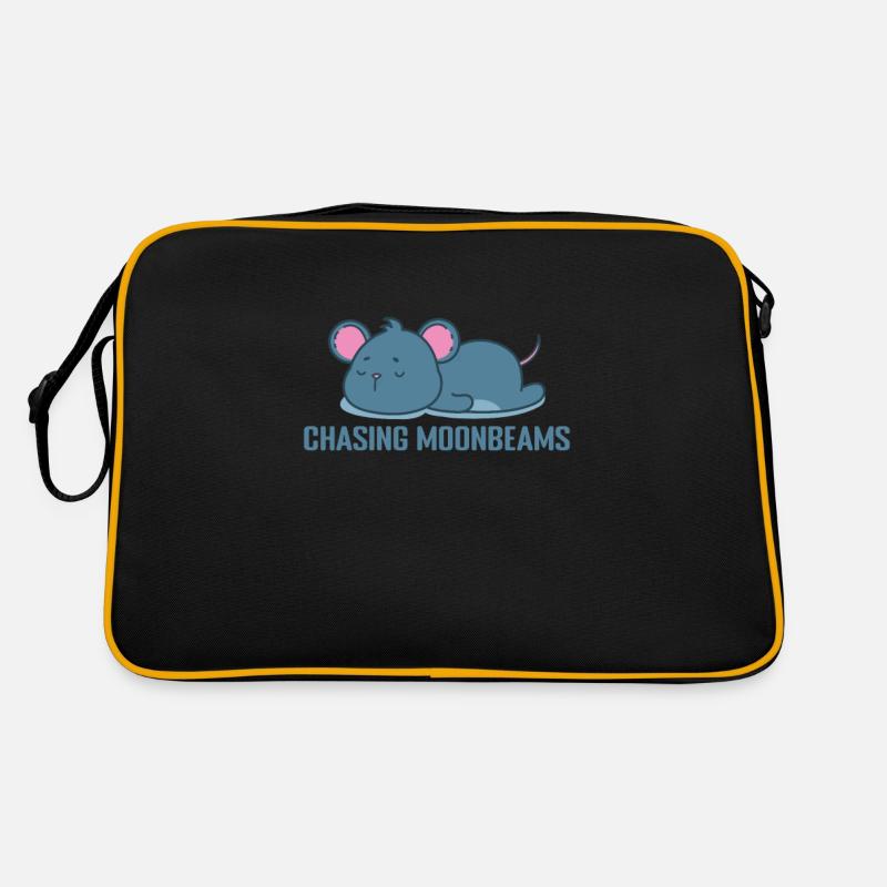 Chasing Moonbeams Pyjama Schlafanzug Retro Tasche
