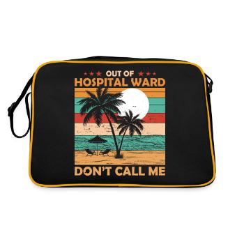 Hôpital de retraite des infirmières à la retraite - Sac Retro - noir/or - Dos