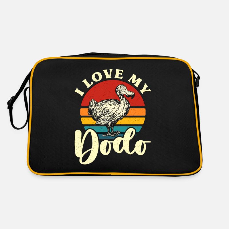 Dodo Bird J’aime mes Dodo Retro Flightless Animals Sac Retro