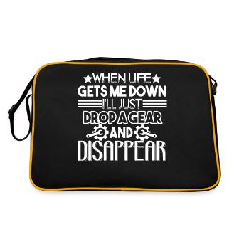 Mechanic Mechanic Drop A Gear And Disappear - Retro Bag - black/gold - Back
