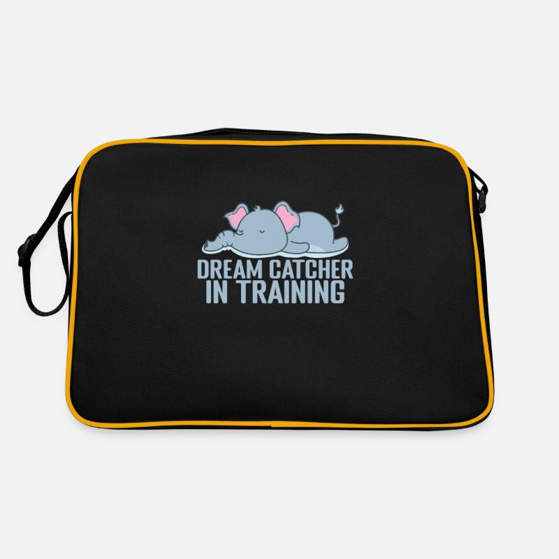 Dream Catcher in Training Schlafanzug Pyjama Retro Tasche