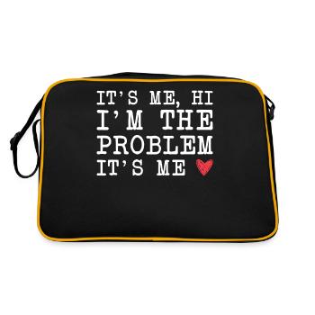 It's me, hello, it's the problem, it's me - Retro Bag - black/gold - Back