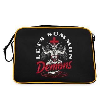 Occult - Retro Bag - black/gold - Back