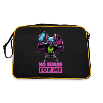 Chauve-souris diabétique pour Halloween Rejoignez - Sac Retro - noir/or - Dos
