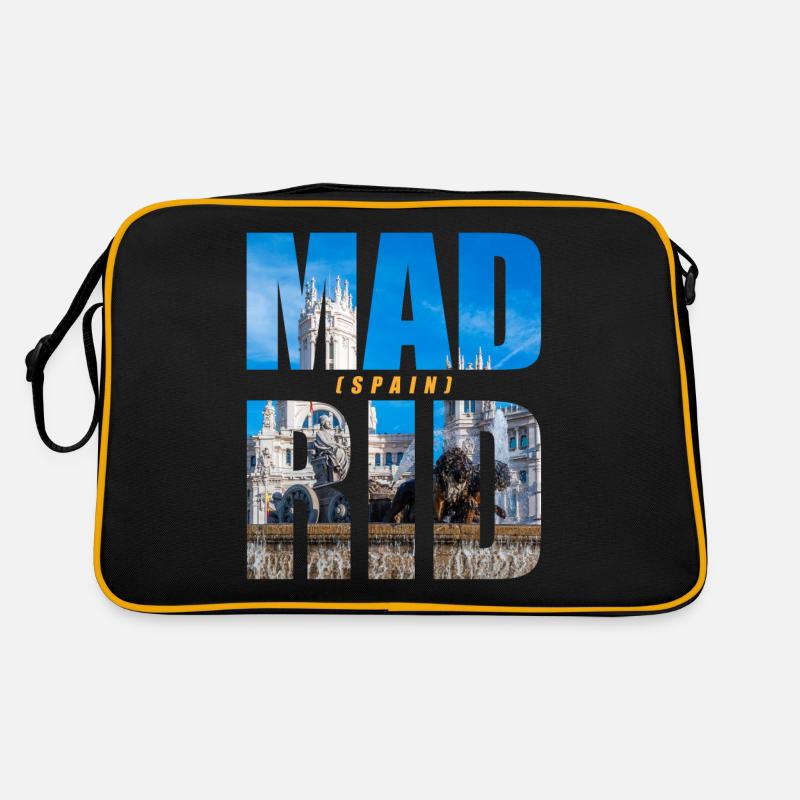 Madrid Spain Souvenir Retro Bag