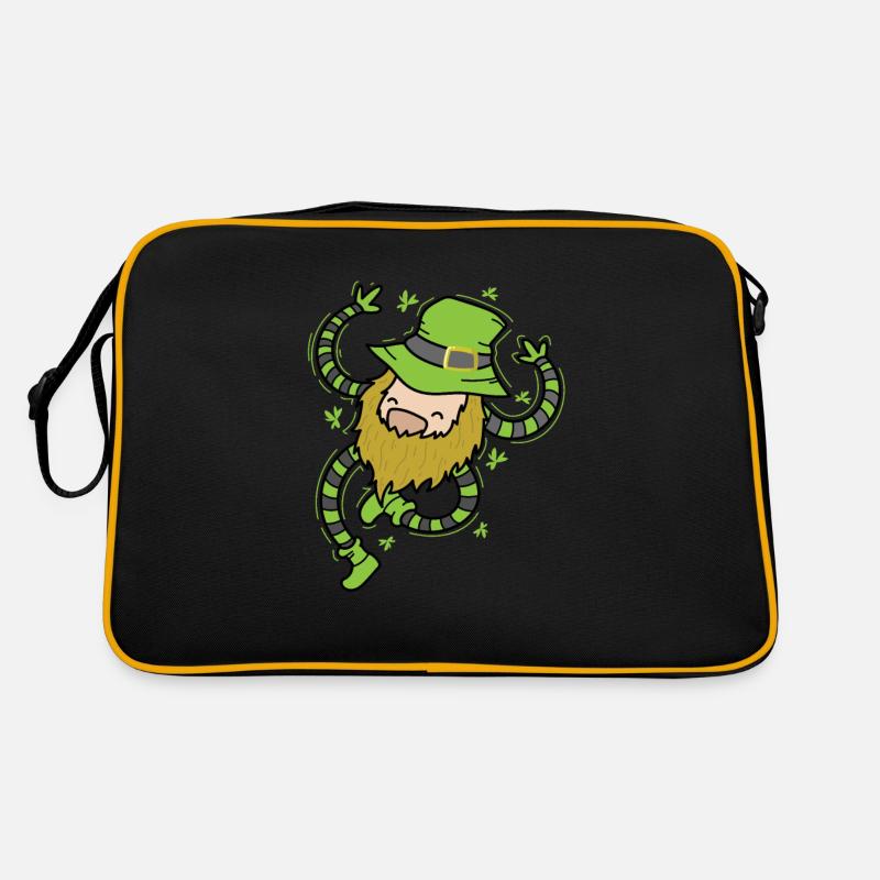 Irish Dwarf St. Patrick's Day Retro Bag
