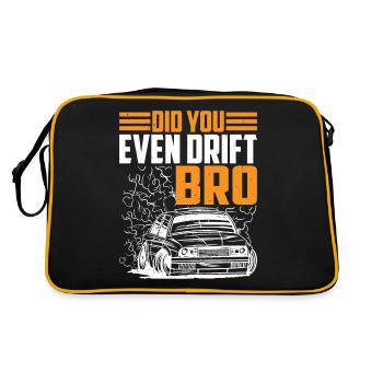 Did You Even Drift Bro 3 - Retro Bag - black/gold - Back