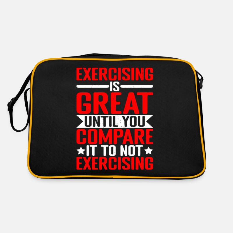 Faire de l’exercice est génial Comparez-le à ne pas faire d’exercice 1 Sac Retro