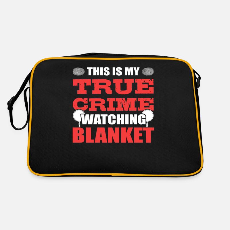 This Is My True Crime Watching Blanket True Crime Retro Bag