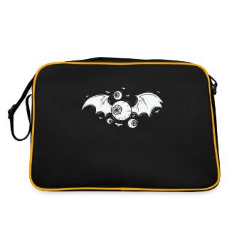Gothic Flying Eye Horror Horror - Retro Bag - black/gold - Back