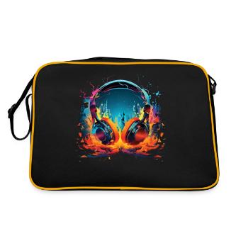 Headset - Retro Bag - black/gold - Back