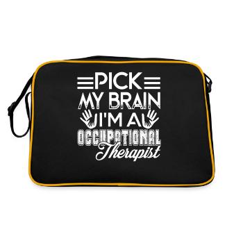 Occupational Therapy I'm A Occupational Therapist - Retro Bag - black/gold - Back