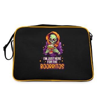 Costume pour les amateurs de burritos - Sac Retro - noir/or - Dos